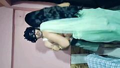 In the in-laws' house, enjoying some lighthearted fun with my sister-in-law.