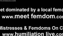 Have you ever tried eating your own cum before in this femdom cei session