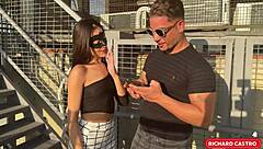 eating friend's pussy on phone with wife?