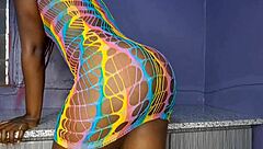 Quick session IN the living room WITH the neighbor's impressive guy.