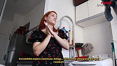 A bunny's tail purification ritual unfolds gently.