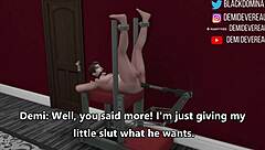 Ebony Domina Gives a Whore What He Wants!