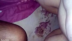 Argentinian milf with big ass demands cumshot from husband's massive cock in wild session. She spreads wide for deep penetration.