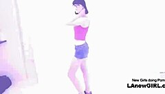 I feel so turned on as this beautiful brunette gets seduced by the producer during her modeling audition on the sofa.