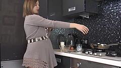 i feel so aroused fingering my swollen 37-week pregnant belly and wet pussy until i cum