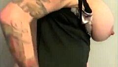 Hey, check out some American boobs with just tits and a bit of masturbation fun!