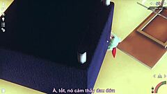 Sesión de nalgadas en silla japonesa con acción jav asiática intensa