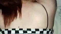 Blonde milf gets spanked