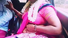 hey, this cute indian housewife cheats in car sex with boyfriend, full of dirty talk 😏