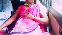 hey, this cute indian housewife cheats in car sex with boyfriend, full of dirty talk 😏