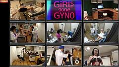 Swimmers dive into backstage domination with anal fingering and latex gloves during intense roleplay!