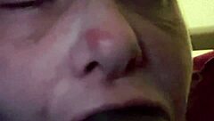 Deepthroat Sloppy Blowjob From Midget Slut On Huge Black Monster Cock