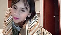 The girlfriend of my friend thanks me for the lodging by letting me lick her small tits and wet pussy until orgasm