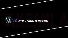 Esguichando com pepino no quarto do meu ex enquanto ele assiste excitado