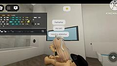 Desperate fan fucked hard in Brookhaven until creampie explosion - Roblox