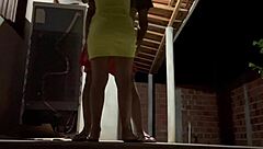 After carnival workout, the cute Latina girlfriend got horny and rode cock on holiday. She bounced until cum filled her tight pussy in homemade fun.