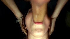 throatpie from deep sloppy throat action drained my balls dry with cum swallow finish