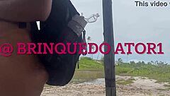 African Amateur Babe Gets Anal Banging And Blowbang On Nudist Beach Without Condom