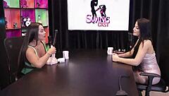 A Juh Morena Participated In Swing Cast With Tifany Rocha, Blonde And Brunette Swingers In Group Interracial Sex With Domination