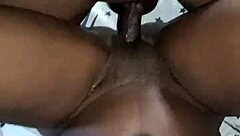 amateur couple gets rough in missionary with his big monster cock pounding her tight wet petite pussy until he cums inside moaning homemade sex.