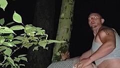 Sneaky outside creampie ending happens after intense buildup in hidden spot. The thrill builds to that final release without anyone noticing.