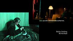 Naked Alan Wake 2 play through continues in part 11 with big natural tits brunette model