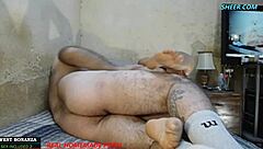 Ever wondered about a bartender delivering anal fuck with juicy pussy creampie in rough bedroom action?