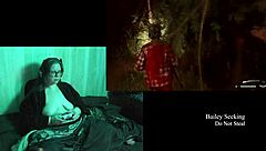 Naked Alan Wake 2 play through continues in part 11 with big natural tits brunette model