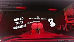 Cheating bitch takes rough creampie from big black cock