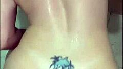 It all went down as I got fucked on the bathroom floor doggystyle, spreading wide for deep thrusting.