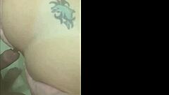 バスルーム床でバックから広げて深突きファックされたぜ