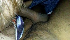 In a homemade session, the blonde wife eagerly sucked on that big black cock with passion