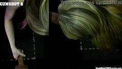 Gloryhole Pussy Use with Cum Swallow