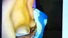 French SLUT Fanny EXPLORES her shaved pussy with dildo on WEBCAM in solo session