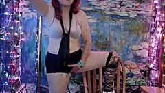 Hotwife Steffi does a pussy dance in this PMV two two promo with costumes