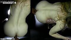 Gloryhole Pussy Use with Cum Swallow