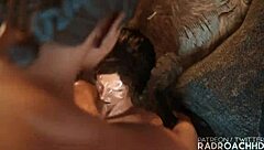 Lara's guts rocked hard in this extended futanari hardcore scene!