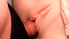 feel her slippery wet pussy close up