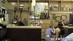 Oh yeah, this fine booty amateur gets filled up with that hard cock in her tight pussy!