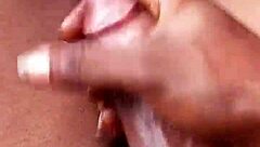 imagine watching me stroke this big black cock just for you