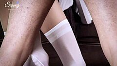 불륜 멕시코 아마추어가 몰래 전화 중 거짓말과 자지로 입 채워