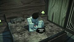 I feel so wild fucking this cute fan rough in doggystyle bent over on Roblox studio condo