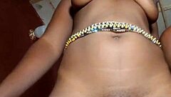 leaked sextape of big tits ebony teen 18+ getting pounded standing doggy style in homemade black porn!