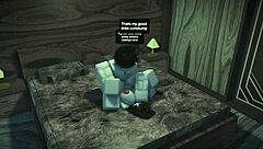 I feel so wild fucking this cute fan rough in doggystyle bent over on Roblox studio condo