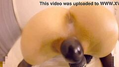 Oh man, I totally fucked my friend's Japanese wife hard from behind in this uncensored clip, she's bent over and loving it