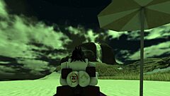 On the beach, this big ass and tits bitch TAKES a black CREAMPIE during intense fucking session