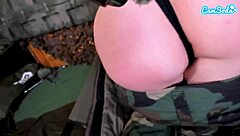 I love fingering my wet pussy as a big-boobed soldier girl alone in my quarters, reaching orgasm solo.