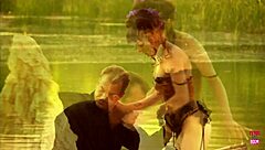 Oh man, this beautiful girl with small tits rode that strong guy on a boat 😍