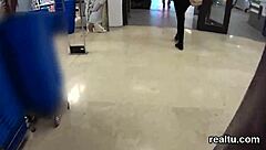 This luscious Czech chick gets seduced in the mall, then she strips and gets plowed hard in POV.