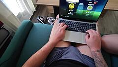 My Boyfriend Wants to Play FIFA While I Crave Playing with His Polla as a Cute Blonde Babe with Big Tits